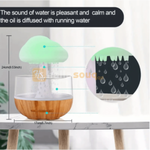 Rain Cloud Air Humidifier Aromatherapy with 7 colors LED