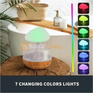 Rain Cloud Air Humidifier Aromatherapy with 7 colors LED