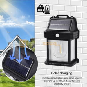 Wall Solar Outdoor Led Bulb - 2 PCS