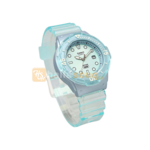 CASIO LRW-200HS-2EVDF Women Analog Watch Transparent Blue Resin Strap