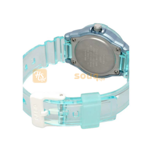 CASIO LRW-200HS-2EVDF Women Analog Watch Transparent Blue Resin Strap