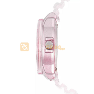 CASIO LRW-200HS-4EVDF Women Analog Watch Transparent Purple Resin Strap