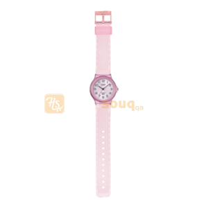 CASIO MQ-24S-4BDF Pop Series Analog Watch With Pink Transparent Strap