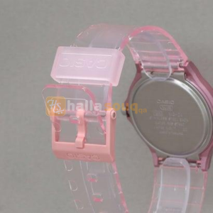 CASIO MQ-24S-4BDF Pop Series Analog Watch With Pink Transparent Strap