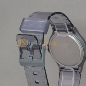 CASIO MQ-24S-8BDF Pop Series Analog Watch With Gray Transparent Strap