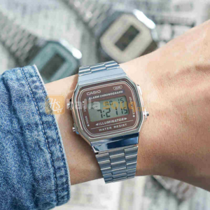 Casio A168WA-5AYDF Vintage Digital Watch - Unisex