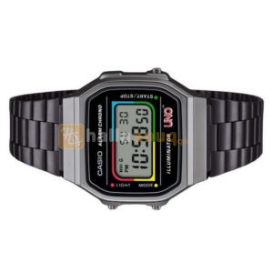 Casio A168WEUC-1ADR Vintage Digital UNO Collaboration Model Unisex Watch