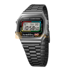 Casio A168WEUC-1ADR Vintage Digital UNO Collaboration Model Unisex Watch