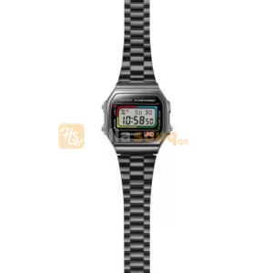 Casio A168WEUC-1ADR Vintage Digital UNO Collaboration Model Unisex Watch