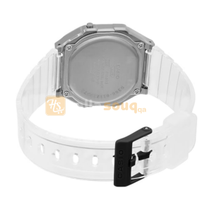 Casio A168XES-1BDF Vintage Digital Unisex Watch Transparent Resin Strap