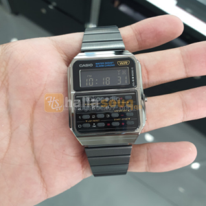 Casio CA-500WEGG-1BDF Vintage Men Digital Calculator Watch