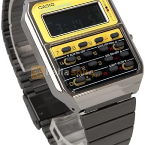 Casio CA-500WEGG-9BDF Vintage Men Digital Calculator Watch