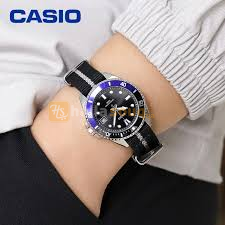 CASIO MDV-10C-1A2VDF Analog Cloth Band Men`s Watch