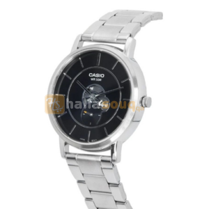 CASIO MTP-B130D-1AVDF Analog Moon Phase Men`s Watch