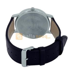 CASIO MTP-B130L-1AVDF Analog Leather Strap Men`s Watch l Black Dial