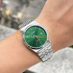 CASIO MTP-B145D-3AVDF Green Dial Men`s Vintage Analog Watch