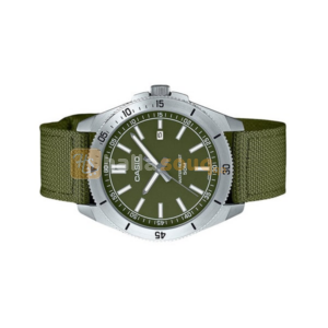 CASIO MTP-B155C-3EVDF Youth Analog Green Nylon Strap Men`s Watch