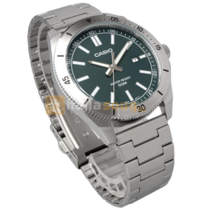 CASIO MTP-B155D-3EVDF Analog Green Dial Men`s Watch