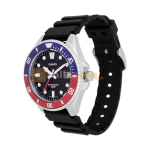 Casio MDV-10-1A2VDF Men`s Analog Watch Black Resin Strap